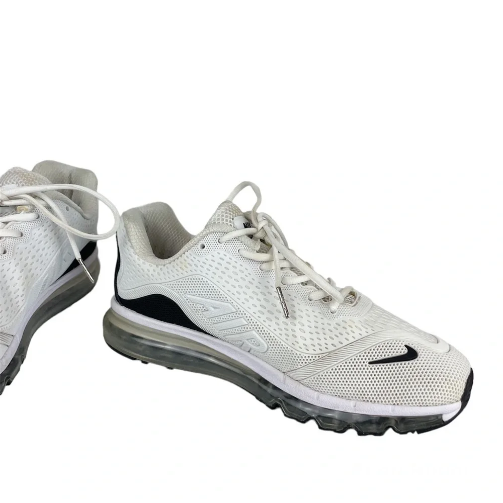 Nike Air Max 2017.5 Mens White Athletic Running Shoes Sz 10